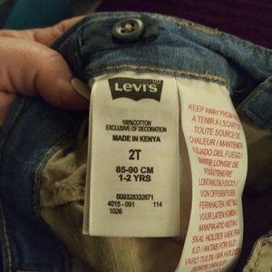 Toddlers Levi cargo shorts